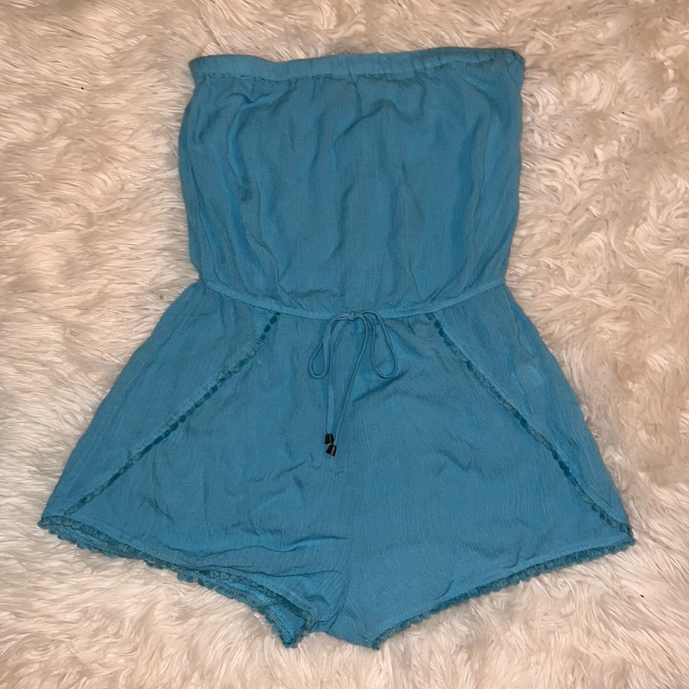 strapless romper!!